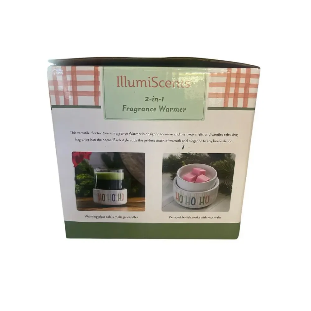 New IllumiScents HO HO HO 2 in 1 Fragrance Warmer